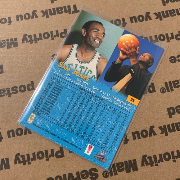 Sam Jones ‘96 Topps Card - Picture 5 of 6